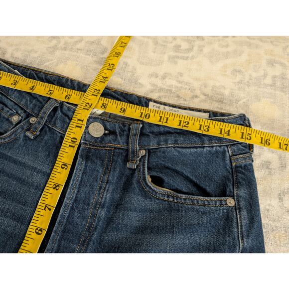 Rag & Bone Maya High Rise Slim Jeans in Jasper - Picture 15 of 16